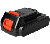 Vhbw batería recargable compatible con black & decker gkc1820l, gkc1825l20, gkc1825lb, glc1815l herramientas eléctricas (2000 mah li-ion 18 v)