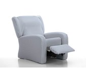 Funda sofá sillon relax playa azul 1 plaza - azul - relax - 4 piezas