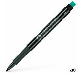 Rotulador permanente faber-castell multimark 1513 f negro 0,6 mm (10 unidades)