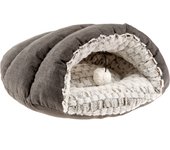 Ferplast tufli cat house, ecological fur, soft, washable, resealable bag, 52 x 39 x 26 cm.