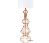 Farola tosel pagoda tela columna cobre d60 x h170 cm