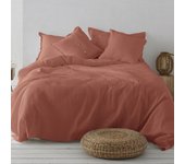 Dúo funda nórdica algodón banús terracota - 135/140 (dúo 2 alm)
