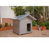 Caseta para perros con aislamiento mediana thmk c2