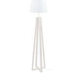 Farola tosel linkoping tela columna blanco, blanca d40 x h154 cm