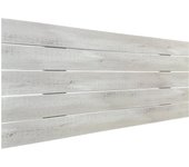 Dhome cabecero de madera reciclada dm estilo palet horizontal 110x46cm camas 105 - blanco madera