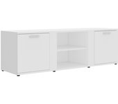 Mueble tv blanco aglomerado 120x34x37 cm