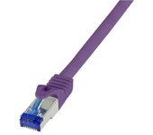 Logilink cable de red ultraflex, cat.6a, s ftp, violetaat, 7,5 m