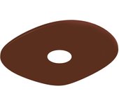 Lumicom | river free lámpara de techo, 1x gx53, max 8w, metal, corten marrón, 20x23cm
