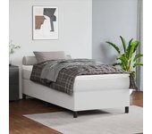 Somier de muelles blanco 90x200 cm polipiel