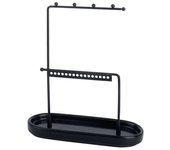 Soporte joyas - metal / cerámica - negro