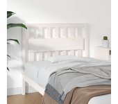 Cabecero blanco 105,5x4x100 cm madera maciza de pino