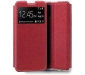 Cool Funda Flip Cover Liso Rojo para Samsung Galaxy S20