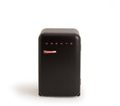 Frigorífico Retro Mini 107L R600a Negro F