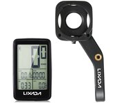 Lixada USB Recargable Bicicleta inalámbrica Odómetro para Bicicletas Recargable Con soporte para PC