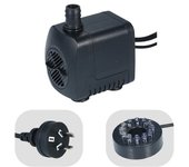 Bomba sumergible de luz LED 800L / H Tanque de acuario ultra silencioso Tanque Piscina Bomba de fuente de agua Enchufe AU