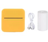 Mini impresora térmica de bolsillo multifunción fabricante de pegamento portátil con 1 rollo de papel y 57 mm compatible