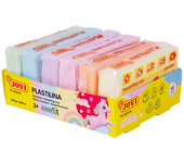 bandeja 6 pastillas plastilina 50g colores pastel jovi 70 6p