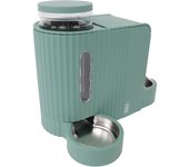 Dispensador de agua y comida TIAKI PERFECT FIT - Comedero 1,3 kg + bebedero 3 l