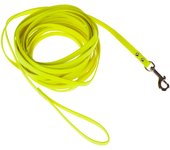 Correa de rastreo Heim BioThane® amarilla para perros - 10 m x 13 mm (LxAn)