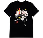 Camiseta jordan mj jamming ss niño negro