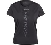 Camiseta de trail adidas agr shirt mujer negro