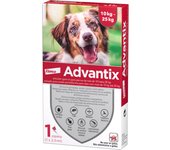 10-25 kg (1 ud.) Advantix Pipetas Antiparasitarias para perros
