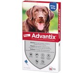 25-40 kg (4 uds.)Advantix Pipetas Antiparasitarias para perros