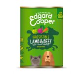 24 latas x 400 g Edgard Cooper Adult Grain Free Cordero y Ternera lata para perros ¡Pack ahorro!