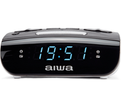 radio reloj despertador aiwa cr-15bk doble alarma fm
