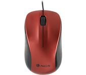 raton ngs crew optico 1200dpi usb negro rojo