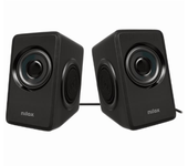 altavoces pc nilox 2.0 10w negro