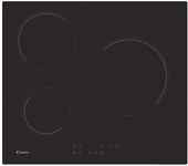 vitroceramica independiente radiantes candy ch63ct 3 zonas coccion ancho 59 cm