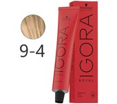 Schwarzkopf - Tinte Permanente Igora Royal 9-4 Rubio Muy Claro Beige 60 ml 5018 5018 4045787200560 Royal SCHWARZKOPF