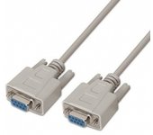 CABLE SERIE NULL DB9 H-H AISENS BEIGE 1.8M BEIGE