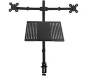 Soporte para monitor y portátil 1Life 1IFESPTDM1327P17 negro articulado VESA 13″-27″ gestión de cables