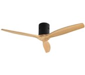 Create Wind Calm Ventilador de Techo Silencioso 132cm de Diámetro 40W Sin Luz Sin Wi-Fi Negro/Madera
