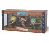 One piece freeny's hidden dissectables vinyl figure luffy, zoro and sanji 10 cm