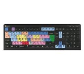 Logickeyboard LKB-MCOM4-A2PC-UK teclado Juego Lightning QWERTY Inglés Negro