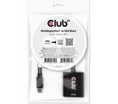 CLUB3D CAC-2113 adaptador de cable de vídeo 0,228 m Mini Displayport VGA Negro