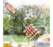 InnovaGoods® Parrilla para Salchichas Sosket, Barbacoa de Salchichas de Hierro, Antiadherente, marrón y Negro: ¡Disfruta de un asado