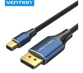 Cable conversor displayport 1.4 8k vention hcflh/ displayport macho - mini displayport macho/ 2m/ negro y azul