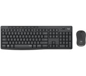 Logitech MK295 Silent Wireless Combo teclado Ratón incluido USB QWERTY Italiano Grafito