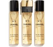 Chanel Nº 5 Eau de Toilette Vaporizador De Sac 3X20ml - Refill