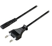 Valueline Cable de alimentación de 3 metros con conector Euro macho - IEC-320-C1, ideal para conectar dispositivos a corriente