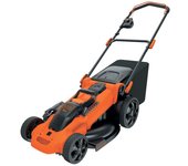 Black & Decker CLMA4825L2-QW cortadora de césped Cortacésped manual Batería Negro, Naranja
