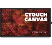 CTOUCH Canvas pizarra blanca interactiva 165,1 cm (65") 3840 x 2160 Pixeles Pantalla táctil Negro