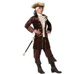Atosa disfraz pirata marrón hombre adulto M