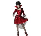 ATOSA disfraz vampiresa rojo adulto M