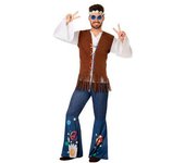 Atosa disfraz hippie hombre adulto hombre adulto XS