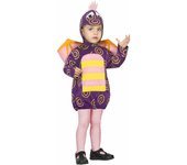 Atosa disfraz dragon morado niña bebé 6 a 12 meses